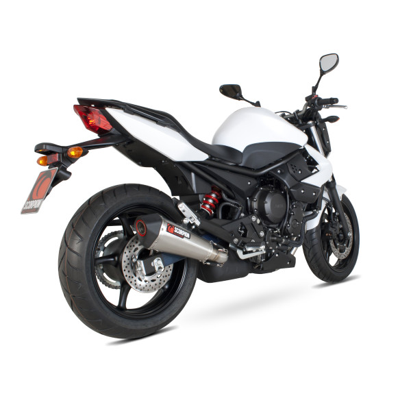 Scorpion Exhaust Yamaha XJ6 2009 - 2016 Serket Taper Slip-on Brushed Stainless Steel Sleeve